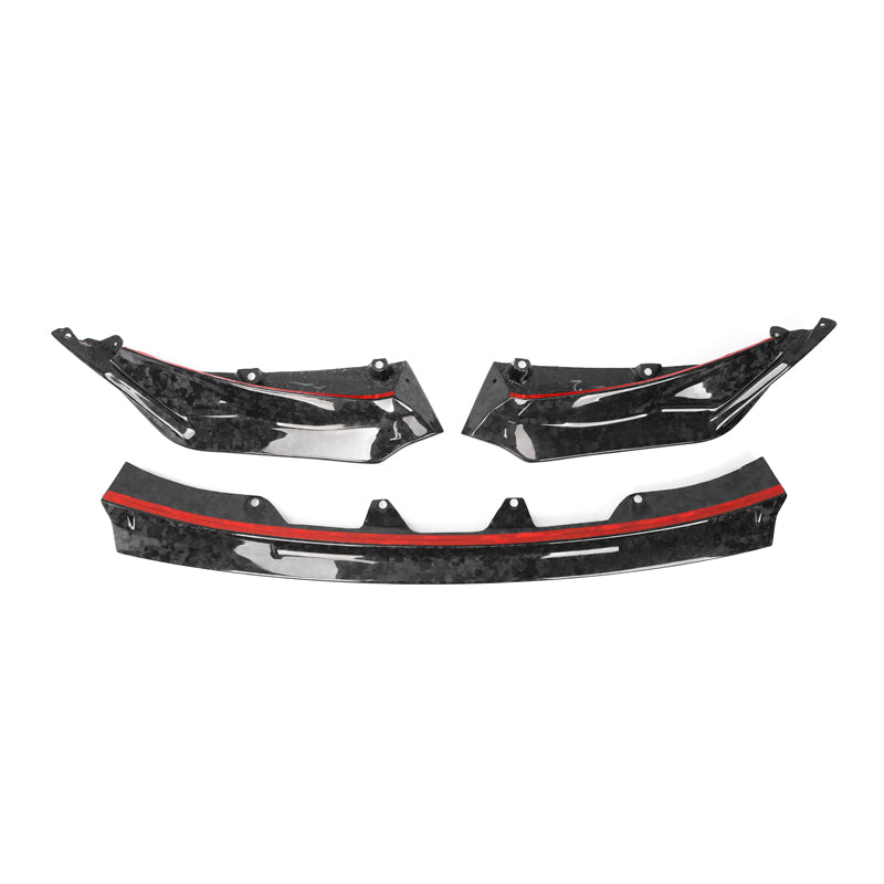 Forged Carbon Fiber Front Bumper Lip (For BMW M3 G80 4-Door 2021+)